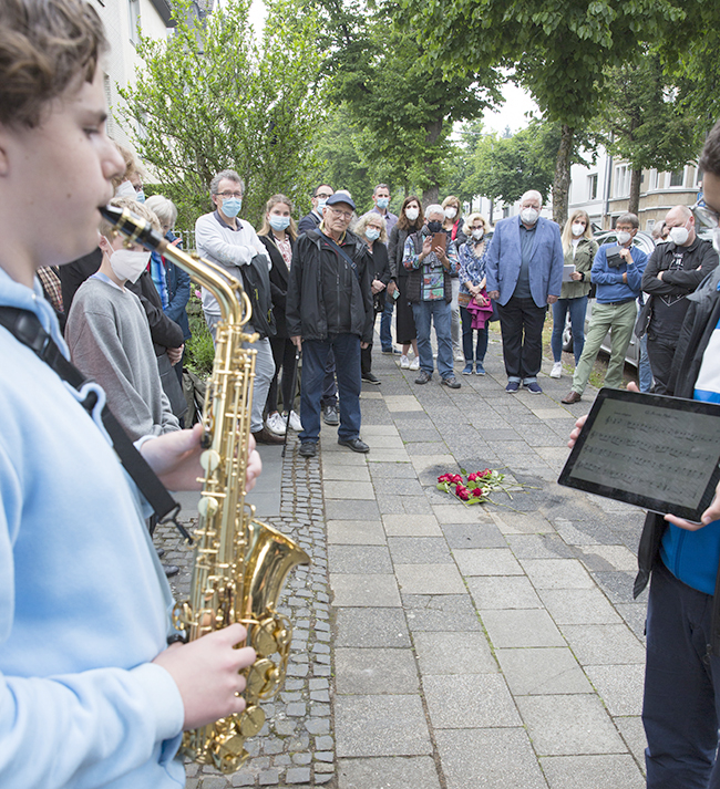 Ul&ouml;rich Simons - Stolperstein Hans Rosenberg
